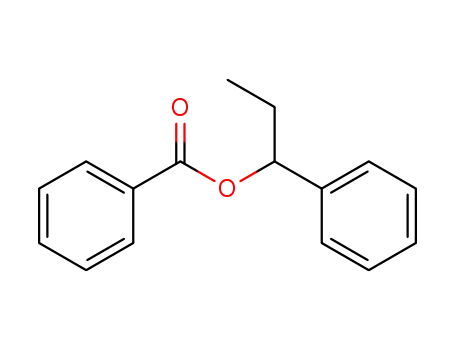 Molecular Structure of 58687-92-6 (1-phenylpropyl benzoate)
