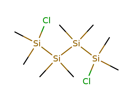 Molecular Structure of 754-75-6 (Tetrasilane, 1,4-dichloro-1,1,2,2,3,3,4,4-octamethyl-)