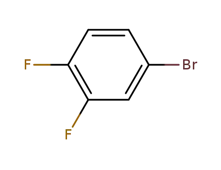 Molecular Structure of 348-61-8 (1-Bromo-3,4-difluorobenzene)