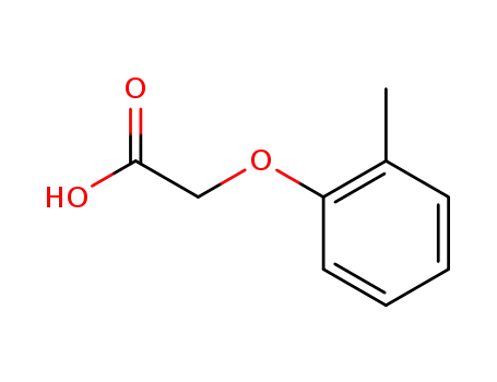 Molecular Structure of 1878-49-5 ((2-Methylphenoxy)acetic acid)