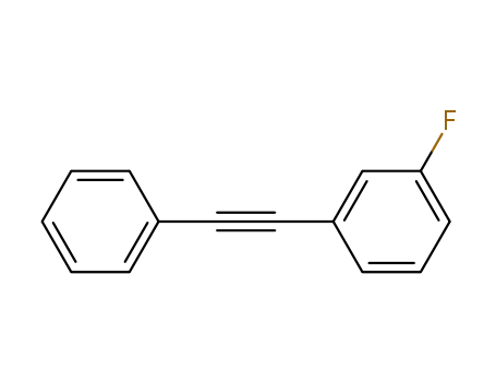 Molecular Structure of 29778-28-7 (1-FLUORO-3-(2-PHENYLETHYNYL)BENZENE)