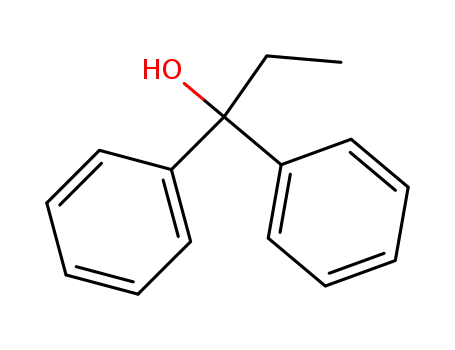 Molecular Structure of 5180-33-6 (1,1-diphenylpropan-1-ol)