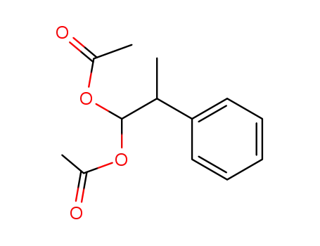 Molecular Structure of 21129-06-6 ((1-acetyloxy-2-phenyl-propyl) acetate)