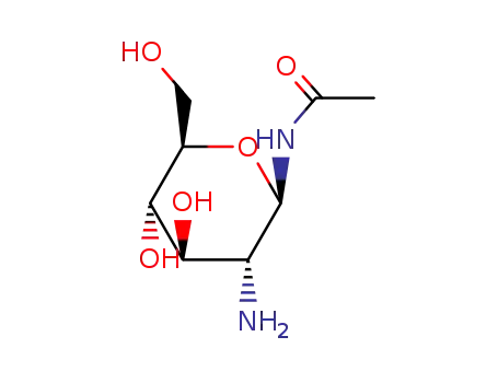 Molecular Structure of 18615-50-4 (2-ACETAMIDO-2-DEOXY-B-D-GLUCOSYLAMINE)