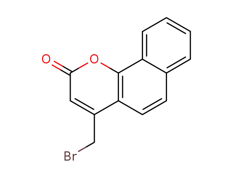 Molecular Structure of 87317-83-7 (2H-Naphtho[1,2-b]pyran-2-one, 4-(bromomethyl)-)