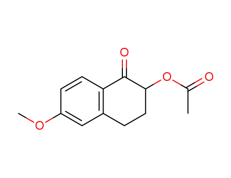 1,2,3,4-tetrahydro-6-methoxy-1-oxonaphthalen-2-yl acetate