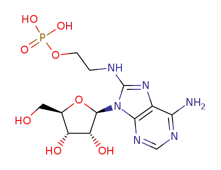 3-[6-amino-9-((2R,3R,4S,5R)-3,4-dihydroxy-5-hydroxymethyltetrahydrofuran-2-yl)-9H-purin-8-ylamino]-propionic acid