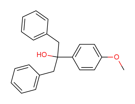 Molecular Structure of 70263-71-7 (Benzeneethanol, a-(4-methoxyphenyl)-a-(phenylmethyl)-)