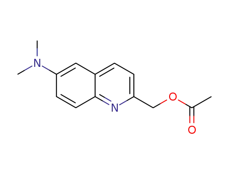 (6-(dimethylamino)quinolin-2-yl)methyl acetate