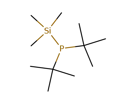 Molecular Structure of 42491-34-9 (Phosphine, bis(1,1-dimethylethyl)(trimethylsilyl)-)