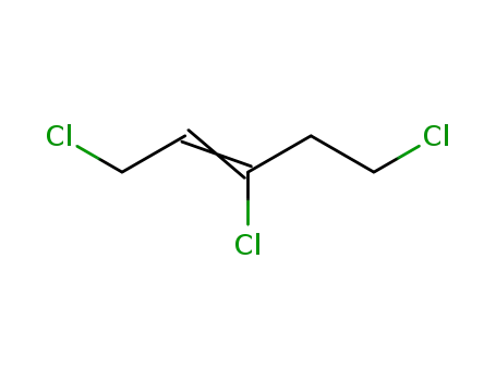 Molecular Structure of 34909-84-7 (2-Pentene, 1,3,5-trichloro-)