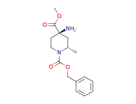 (2S,4R)-1-benzyl 4-methyl 4-amino-2-methylpiperidine-1,4-dicarboxylate
