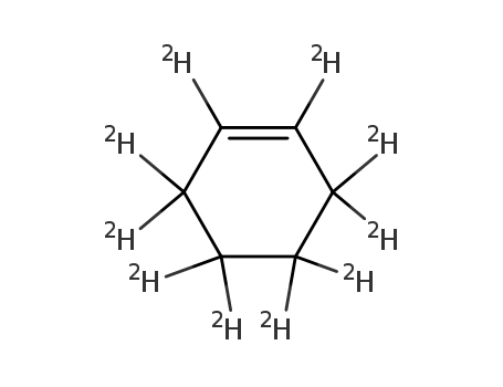 Molecular Structure of 1603-55-0 (CYCLOHEXENE-D10)
