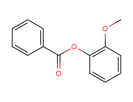 Phenol, 2-methoxy-,1-benzoate cas  531-37-3
