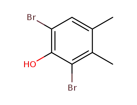 Molecular Structure of 22802-40-0 (2,6-dibromo-3,4-xylenol)