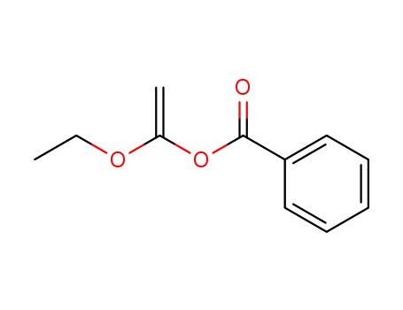 Molecular Structure of 38425-59-1 (Ethenol, 1-ethoxy-, benzoate)