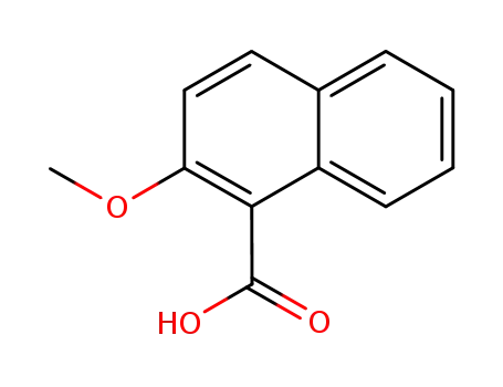 Molecular Structure of 947-62-6 (2-METHOXY-1-NAPHTHOIC ACID)