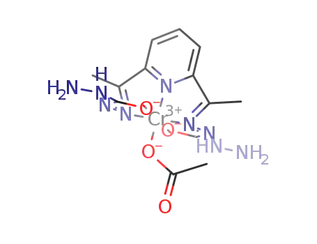 [Cr(2,6-diacetylpyridine bis(carbohydrazone))(acetato)]