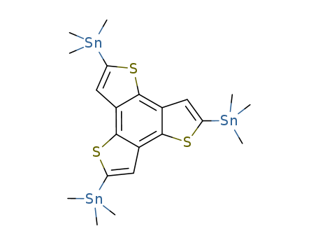 2,5,8-tris(trimethylstannyl)benzo[1,2-b:3,4-b':5,6-b'']trithiophene