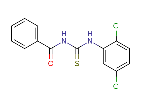 Molecular Structure of 6281-57-8 (1-Benzoyl-3-(2,5-dichlorophenyl)thiourea)