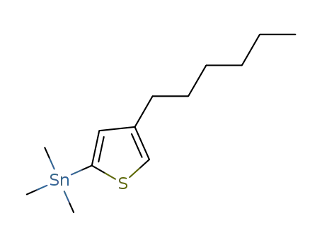 Molecular Structure of 154717-22-3 (Stannane, (4-hexyl-2-thienyl)trimethyl-)