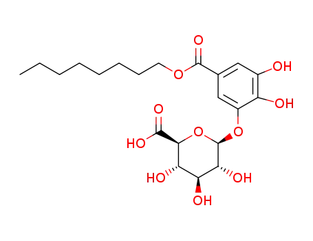 octyl 3-O-(β-D-glucopyranosyluronate)-4,5-dihydroxybenzoate
