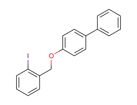 4-(2-iodobenzyloxy)-1-phenylbenzene