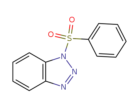 Molecular Structure of 4106-18-7 (1-(PHENYLSULFONYL)-1H-BENZOTRIAZOLE)