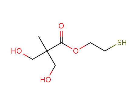 2-mercaptoethyl-3-hydroxy-2-(hydroxymethyl)-2-methylpropanoate