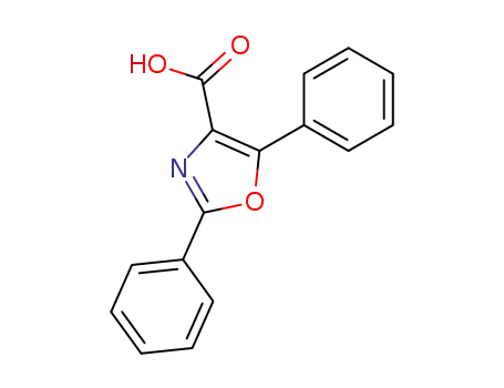 4-Oxazolecarboxylic acid, 2,5-diphenyl-
