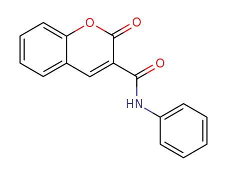 Molecular Structure of 54396-25-7 (2-oxo-N-phenyl-chromene-3-carboxamide)