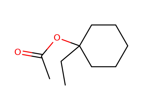Molecular Structure of 3742-81-2 (1-ethylcyclohexyl acetate)