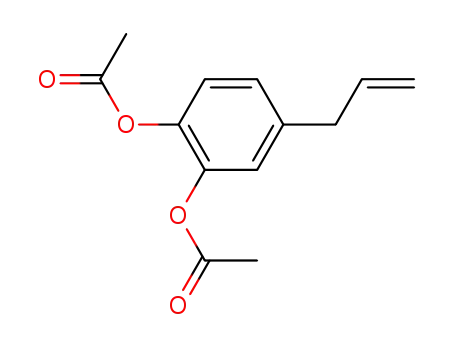 Molecular Structure of 13620-82-1 (Allylpyrocatechol -3,4-diacetate)