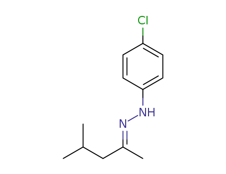 (E)-1-(4-chlorophenyl)-2-(4-methylpentan-2-ylidene)hydrazine
