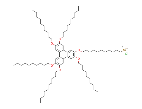 2-(ω-(chlorodimethylsilyl)-undecyl)-3,6,7,10,11-penta-decyloxytriphenylene