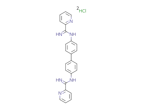N,N'-([1,1'-biphenyl]-4,4'-diyl)dipicolinimidamide dihydrochloride