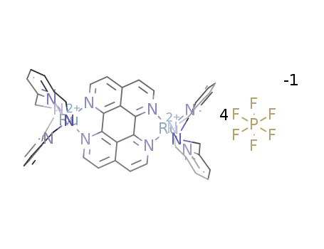[{Ru(N,N'-dimethyl-2,11-diaza[3.3](2,6)-pyridinophane)}2(μ-1,6,7,12-tetraazaperylene)](PF6)4