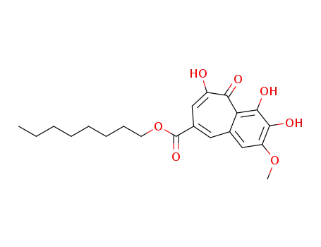 octyl 3,4,6-trihydroxy-2-methoxy-5-oxo-5H-benzo[7]annulene-8-carboxylate