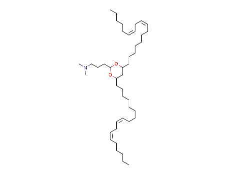 3-(4-((8Z,11Z)-heptadeca-8,11-dien-1-yl)-6-((9Z,12Z)-octadeca-9,12-dien-1-yl)-1,3-dioxan-2-yl)-N,N-dimethylpropan-1-amine