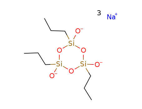 trisodium tri-n-propylcyclotrisiloxanolate