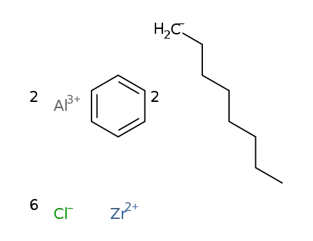 Zr(η6-benzene)Al2Cl6(Oct)2