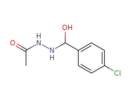 Acetic acid N'-[(4-chloro-phenyl)-hydroxy-methyl]-hydrazide