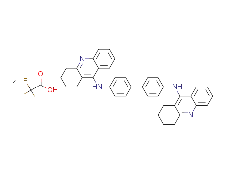 N-(4-{4-[(1,2,3,4-tetrahydroacridin-9-yl)amino]phenyl}phenyl)-1,2,3,4-tetrahydroacridin-9-amine tetra(trifluoroacetic acid)
