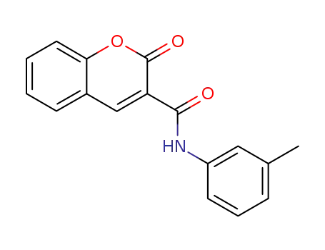 Molecular Structure of 1846-99-7 (2H-1-Benzopyran-3-carboxamide, N-(3-methylphenyl)-2-oxo-)