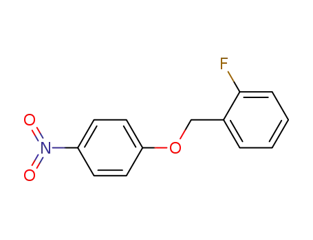 Molecular Structure of 891-75-8 (Benzene, 1-fluoro-2-[(4-nitrophenoxy)methyl]-)