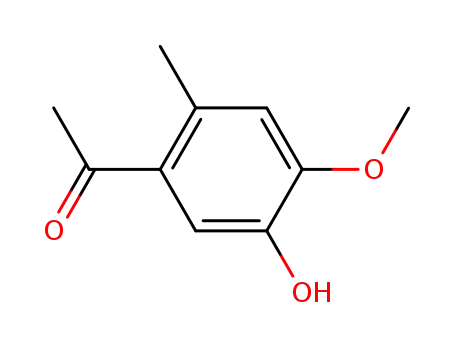 hydroxy-5 methoxy-4 methyl-2 acetophenone