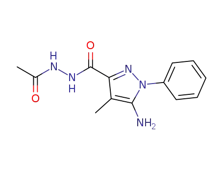 N'-acetyl-5-amino-4-methyl-1-phenyl-1H-pyrazole-3-carbohydrazide