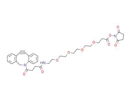 2,5-dioxopyrrolidin-1-yl 1-(4-{2-azatricyclo[10.4.0.04,9]hexadeca-1(12),4(9),5,7,13,15-hexaen-10-yn-2-yl}-4-oxobutanamido)-3,6,9,12-tetraoxapentadecan-15-oate