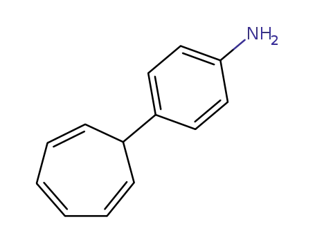 Molecular Structure of 54099-03-5 (Benzenamine, 4-(2,4,6-cycloheptatrien-1-yl)-)