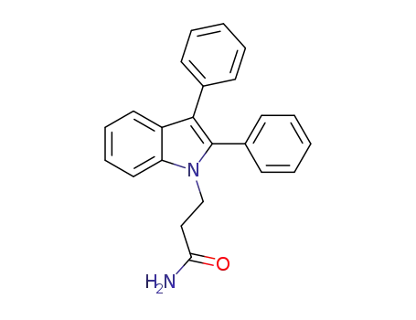 3-(2,3-diphenyl-1H-indol-1-yl)propanamide